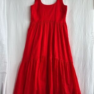 AYR Vibrant Red Midi Dress
